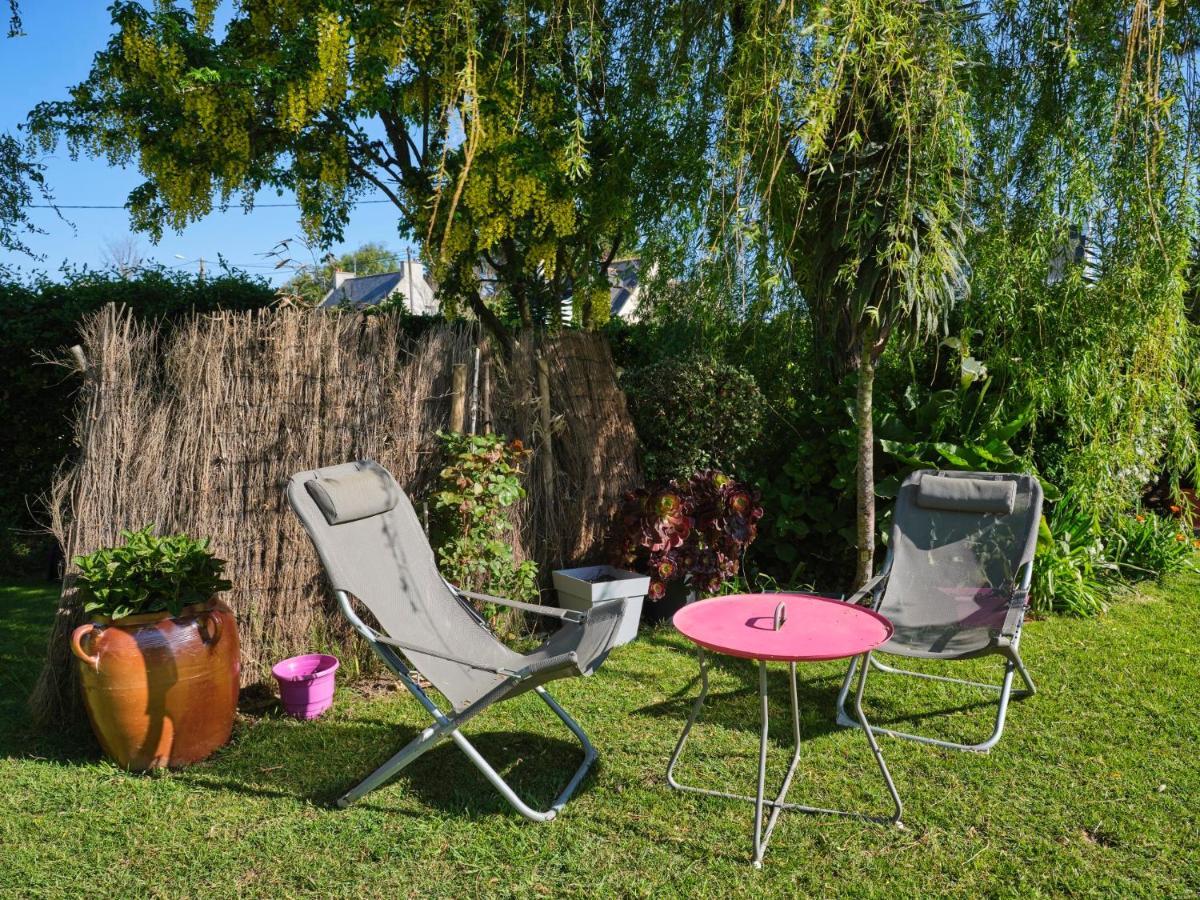 Bed and Breakfast Les Roses Santec Exterior foto